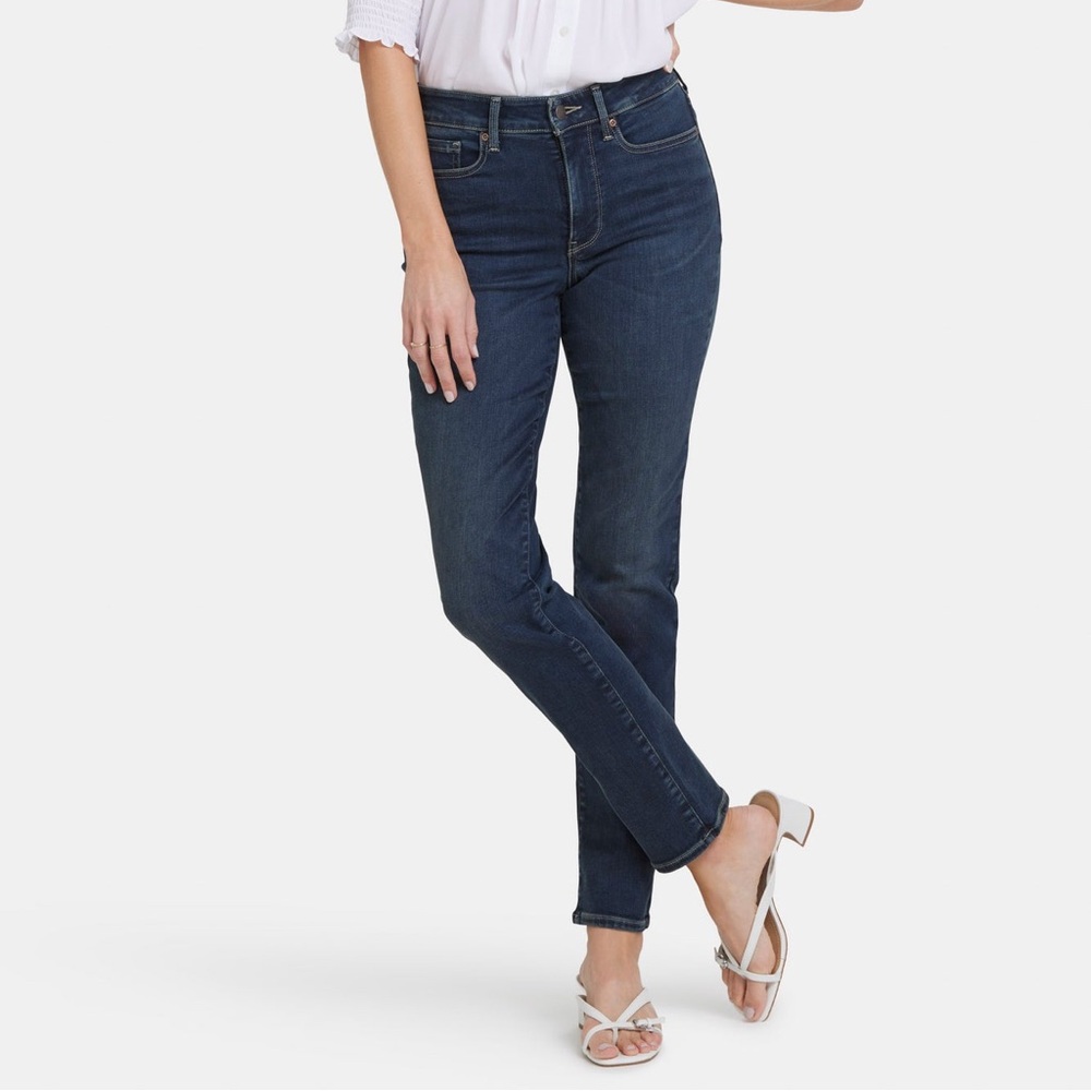 NYDJ Sheri Slim‎ Dark Wash Jeans High Rise Women’s Sz 12